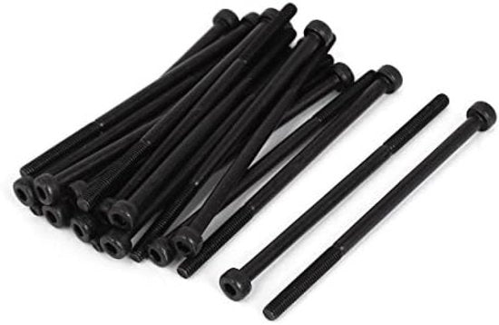20 Stuks Viti Inbus a 5 facce con Testa a Piattaforma M3 60mm - Nero