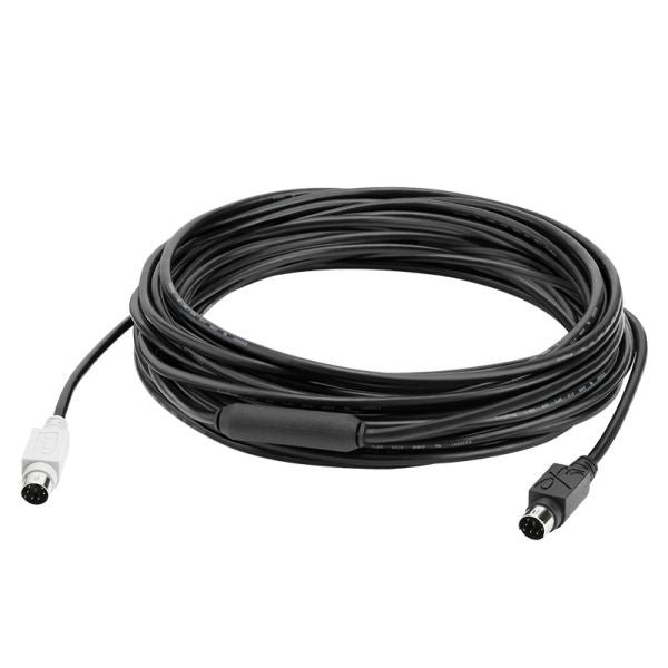 Logitech group 10m extender cable cavo ps/2 6-p mini-din nero - 939-001487
