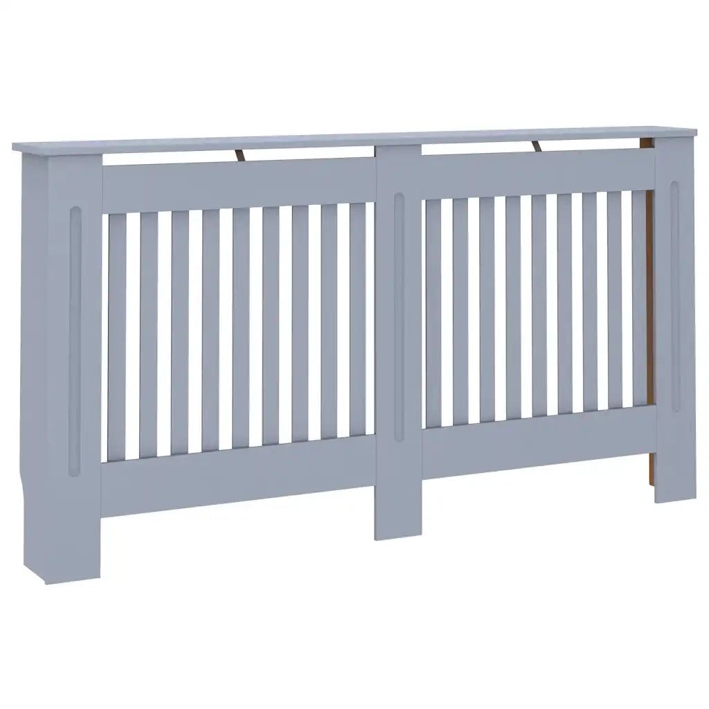 Copertura per Radiatore Antracite 152x19x81,5 cm in MDF 288176