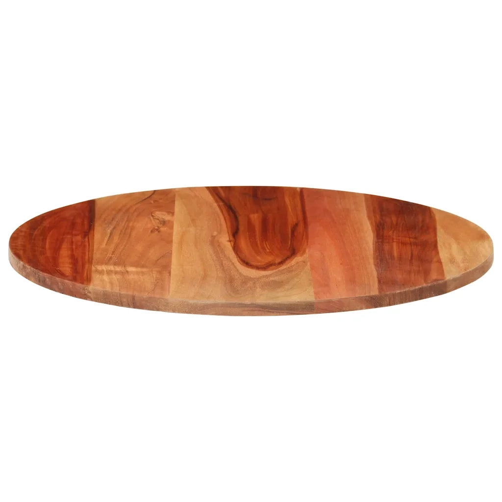 Piano Tavolo in Legno Massello di Acacia Rotondo 15-16 mm 40 cm 285967