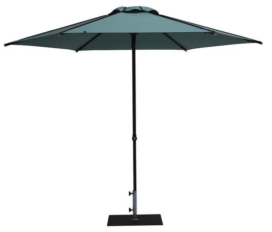 Ombrellone da Giardino Ø3 m Palo Ø38 mm in Alluminio Tessuto Dralon Acrilico Border Aguademar