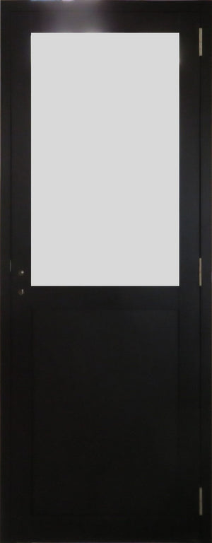 Blocco Porta Athena Nero H204 x L73 Dimensioni Tavolo Spingendo Destra + Maniglia