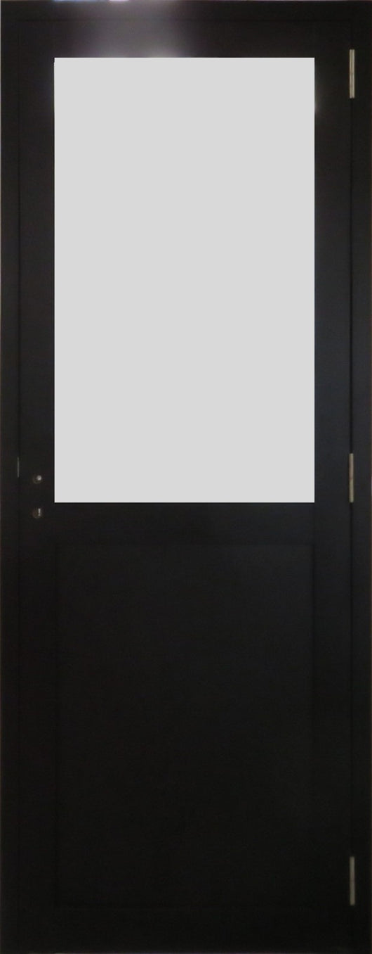 Blocco Porta Athena Nero H204 x L83 Dimensioni Tavolo Spingendo Destra + Maniglia