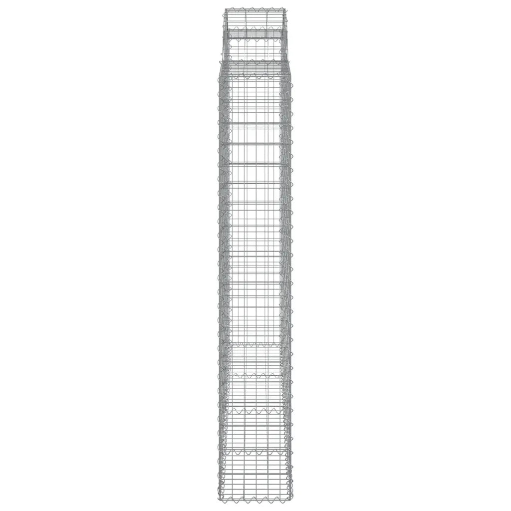 Cesti Gabbioni ad Arco 5 pz 200x30x180/200 cm Ferro Zincato