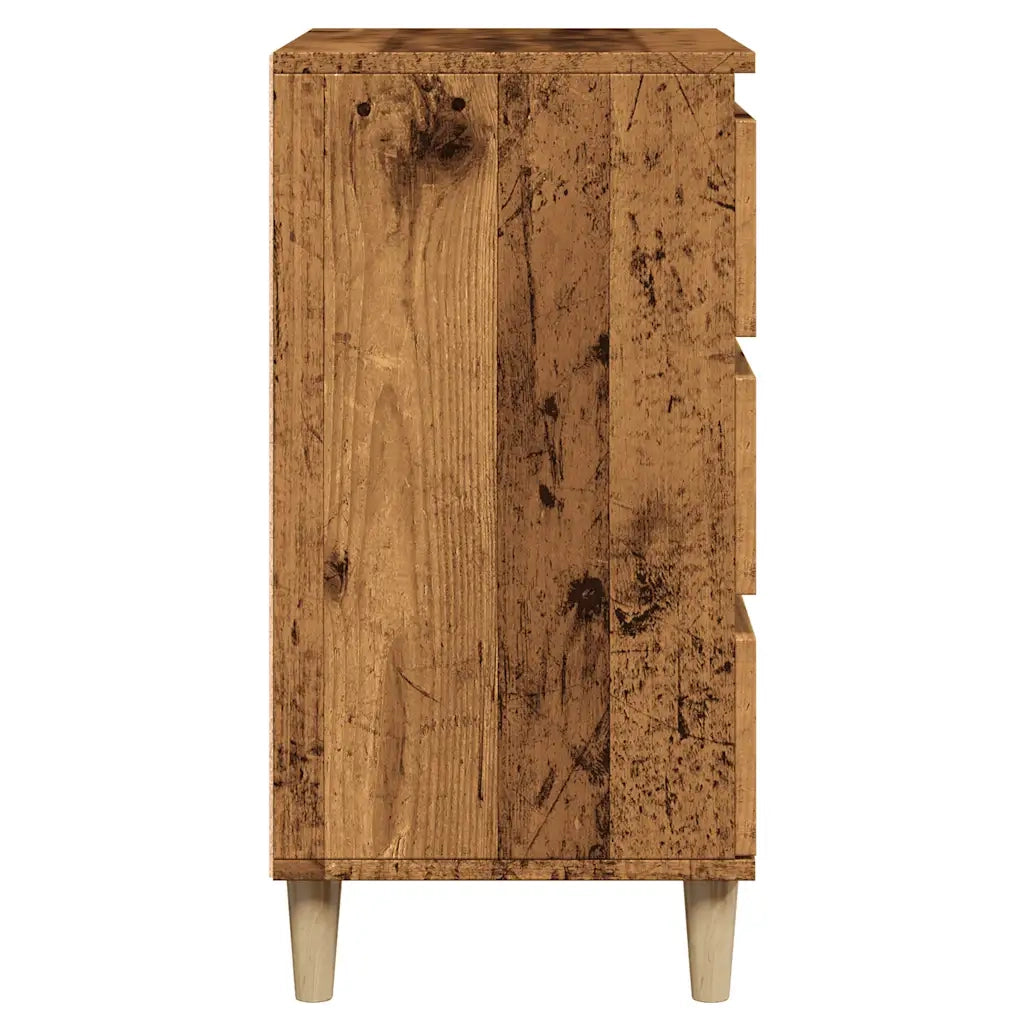 Credenza-Buffet-Armadio da cucina Legno Vecchio 60x35x70 cm in Legno Multistrato 438279