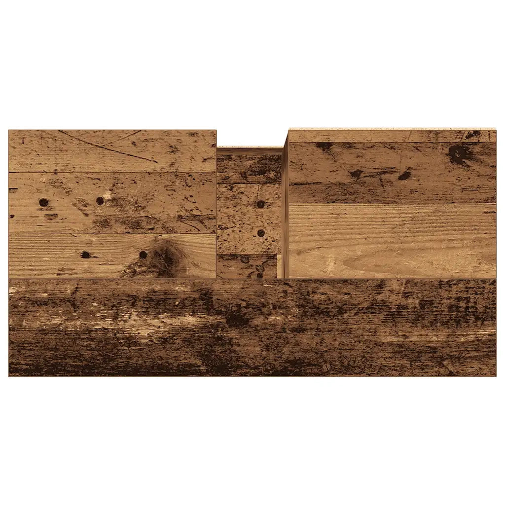 Armadietto da Bagno Legno Antico 65x33x60 cm in Truciolato 857223
