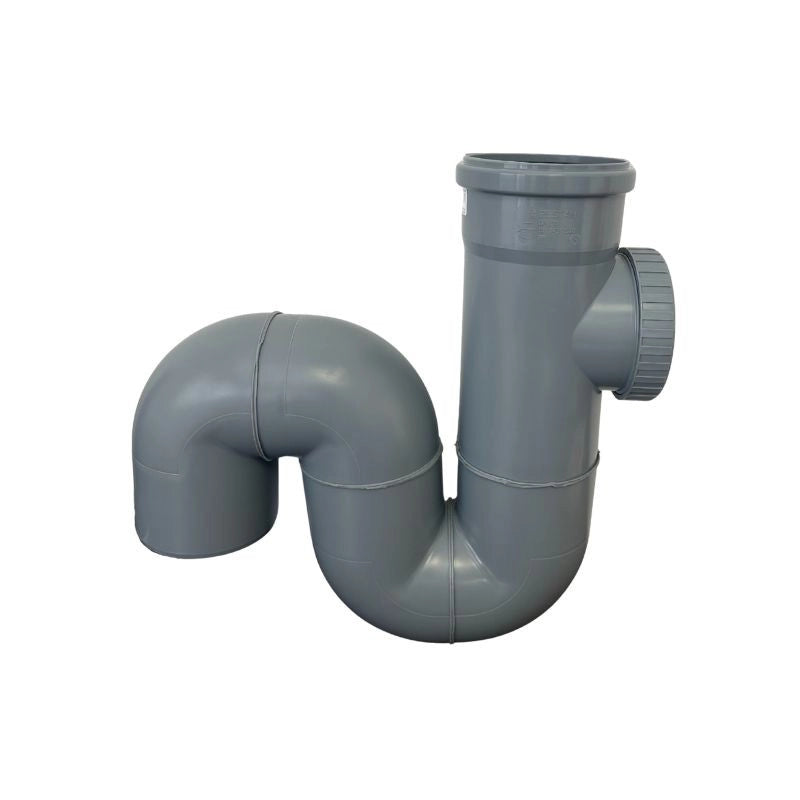 Sifone Verticale Chiuso in Polipropilene : Diametro - 110 mm ( tappo Ø 100 mm)