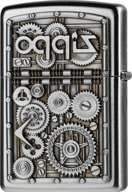 Ruote di cambio accendino in ottone argento - design vintage