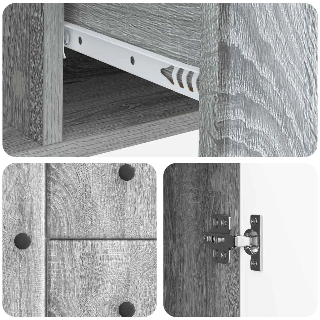 Credenza Grigio Sonoma 89 x 34,5 x 60 cm Legno ingegnerizzato 895581
