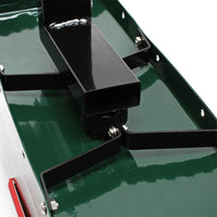 Cassetta postale americana a parete in acciaio zincato verde con supporto di montaggio