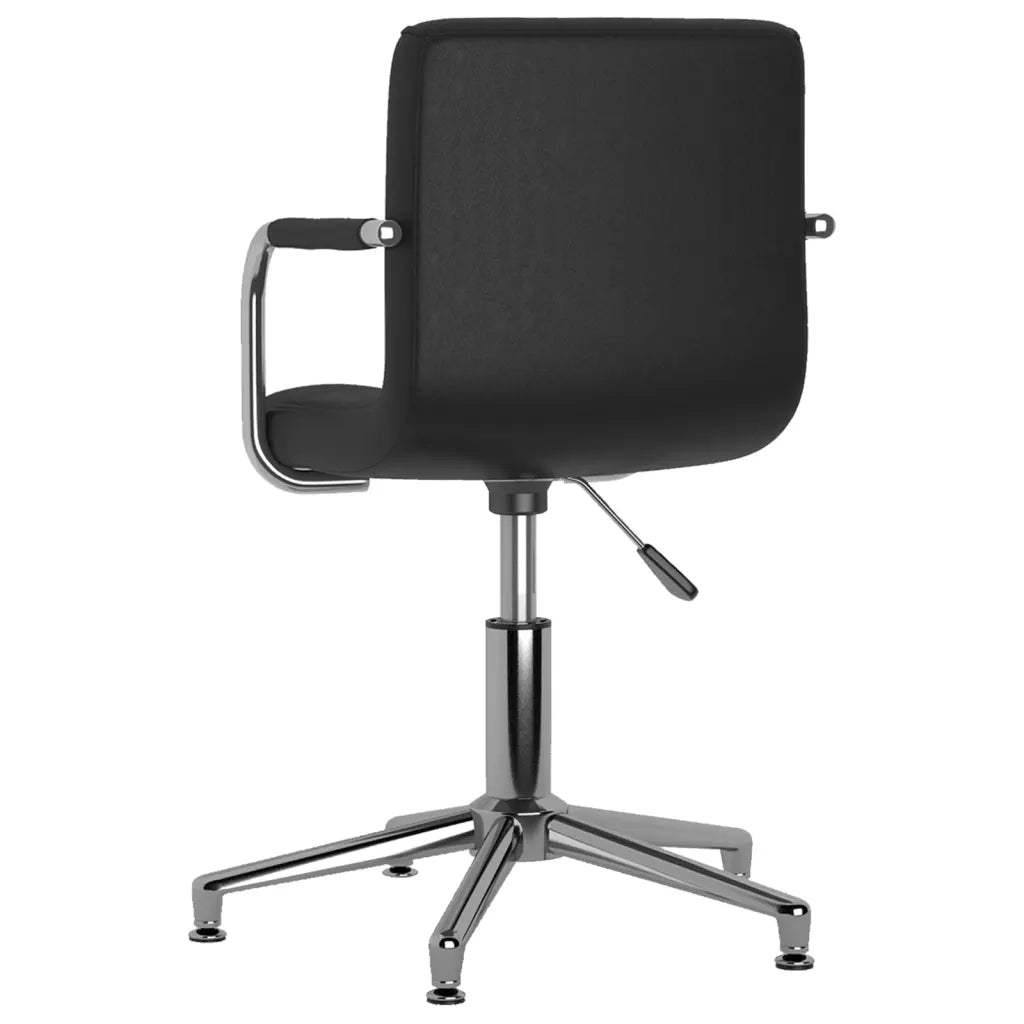 Sedie da Pranzo Girevoli 4 pz Nere in Similpelle cod mxl 56980