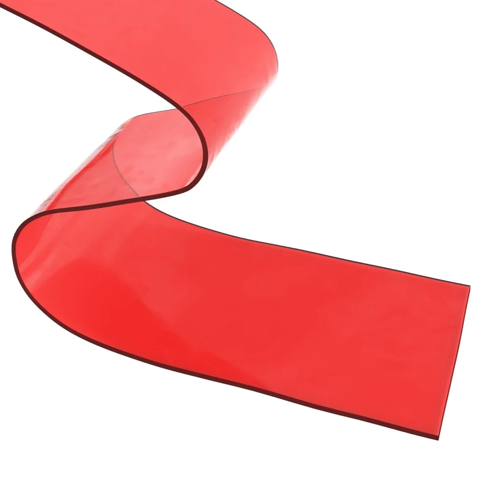 Tenda per Porte Rossa 300 mm x 2,6 mm 10 m in PVC 153868