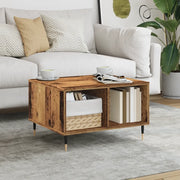 vidaXL Tavolino da Salotto Legno Antico 60x50x36,5cm Legno Multistrato