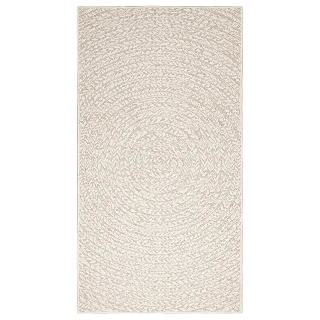 Tappeto ZIZUR Crema 80x150 cm Aspetto Iuta Interni ed Esterni