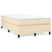 Giroletto a Molle con Materasso Crema 120x190 cm in Tessuto 3269688