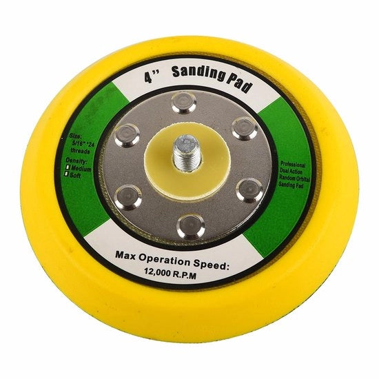 Schuurpad 100mm - Schuurpapier con anello e gancio - Schuurpad per motoseghe - Polissoir - Materiale PU duraturo - Adatto per legno e metallo