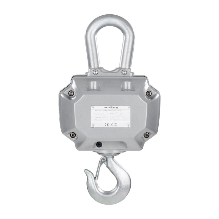 Gancio di pesatura professionale industriale grigio 5t / 2kg 3414101