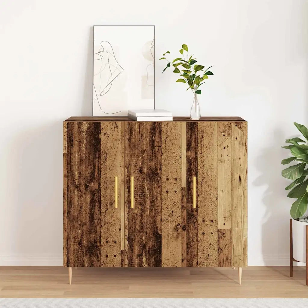 Credenza Legno vecchio 90 x 34 x 80 cm Legno multistrato 869076