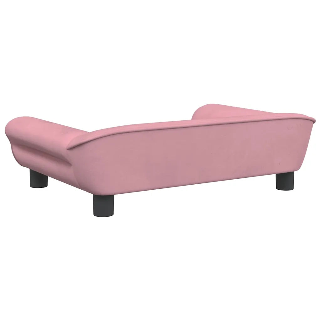 Lettino per Cani Rosa 70x48x22 cm in Velluto CFW5723275