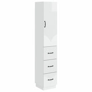 Set di armadi 2 pcs Bianco Lucido 33 x 34,5 x 87 cm 3416812