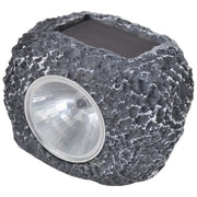 Outdoor Faretti Solari con LED Forma Pietra 12 pz CFW9229550