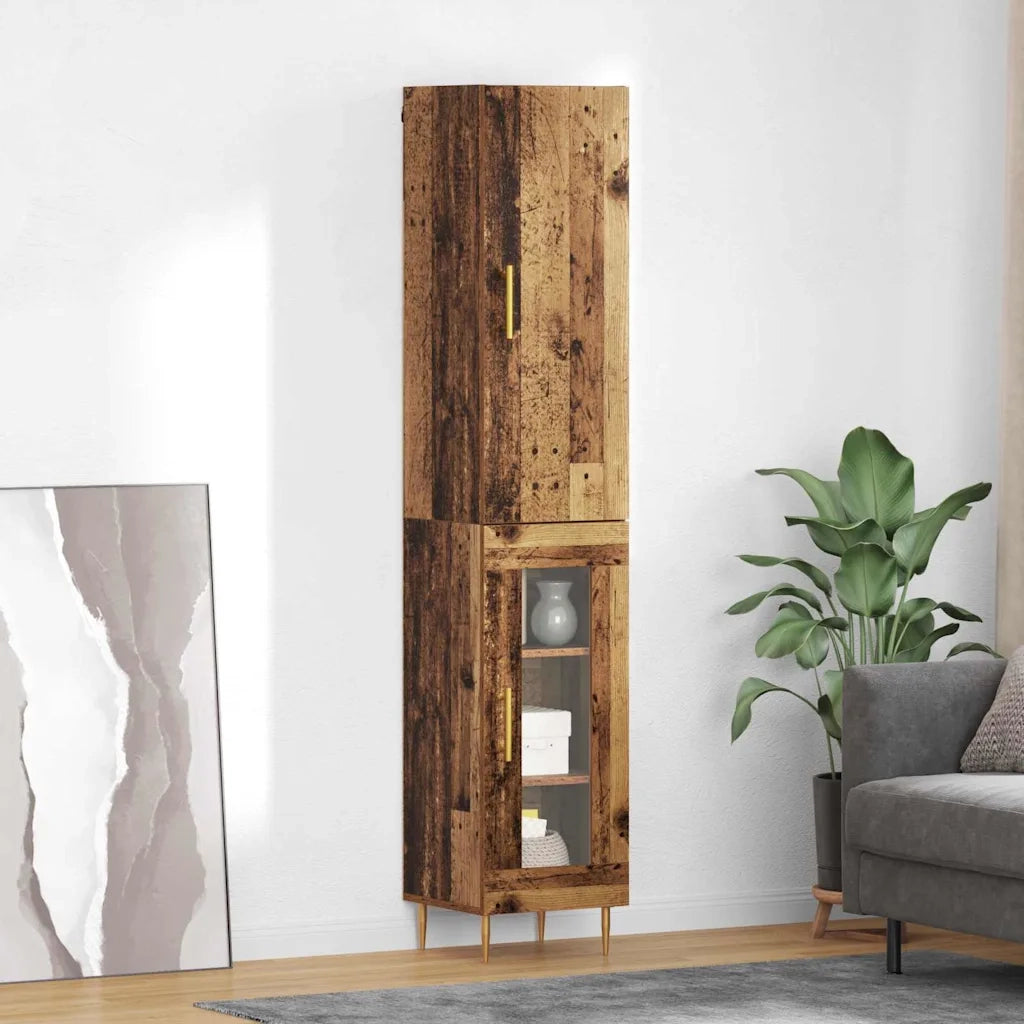 Credenza 2 pcs Legno vecchio Legno multistrato 3415665