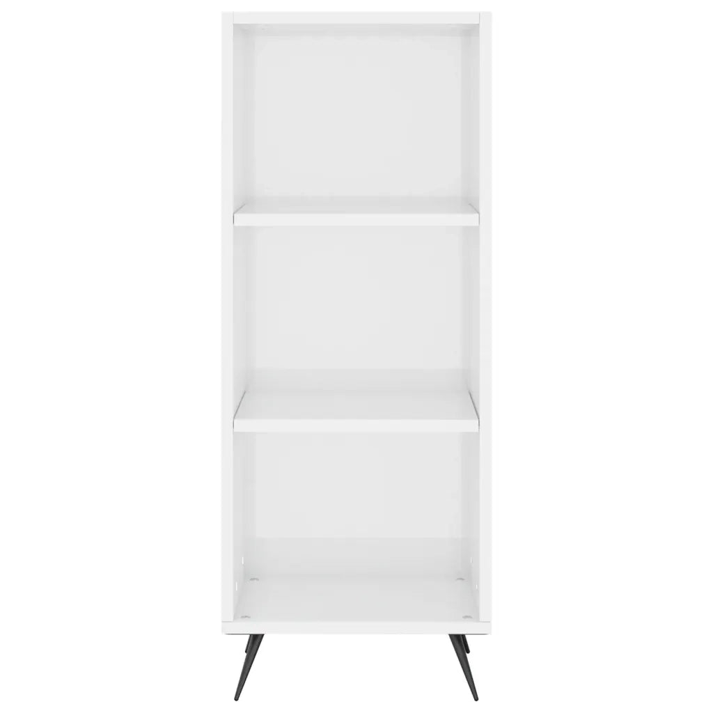 Credenza 34,5x34x180 cm in Legno Multistrato Bianco Lucido 3200299
