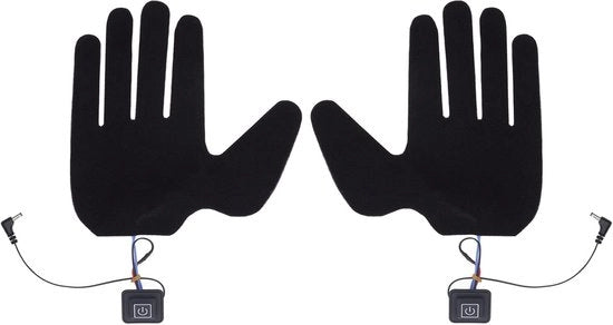 Manopole Riscaldanti - Efficienti Calde 3 Temperatura Regolabili 5 Dita Ultra Sottili Manopole Riscaldate Pad per Interno e Corsa in Bicicletta