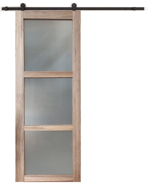 Porta Frake scorrevole in vetro H204 x L83 + rulliera + 2 gusci