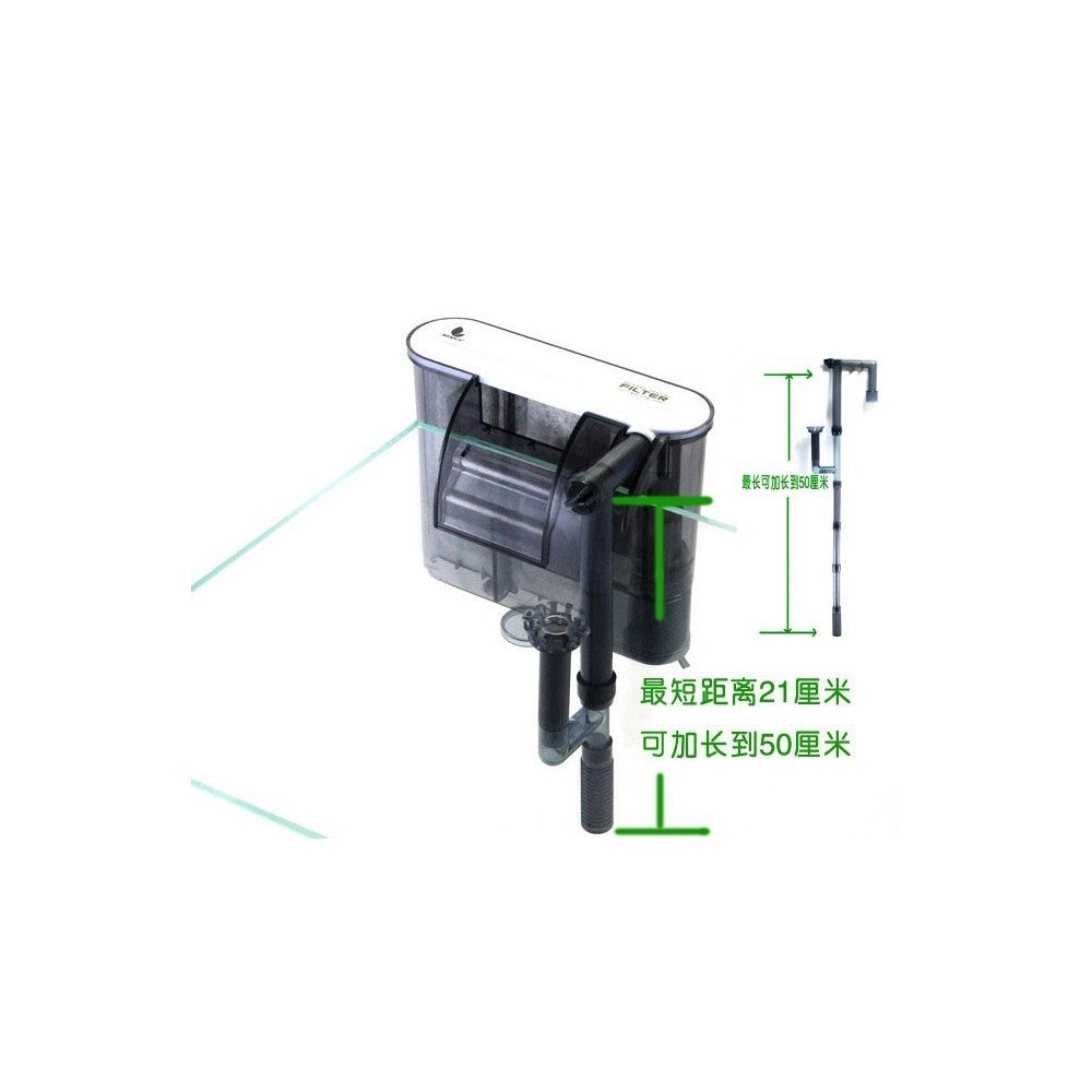 Trade Shop - Pompa Filtro Esterno Per Da Acquario Effetto Cascata Pesci Xp-03 2.5w 160l/h -