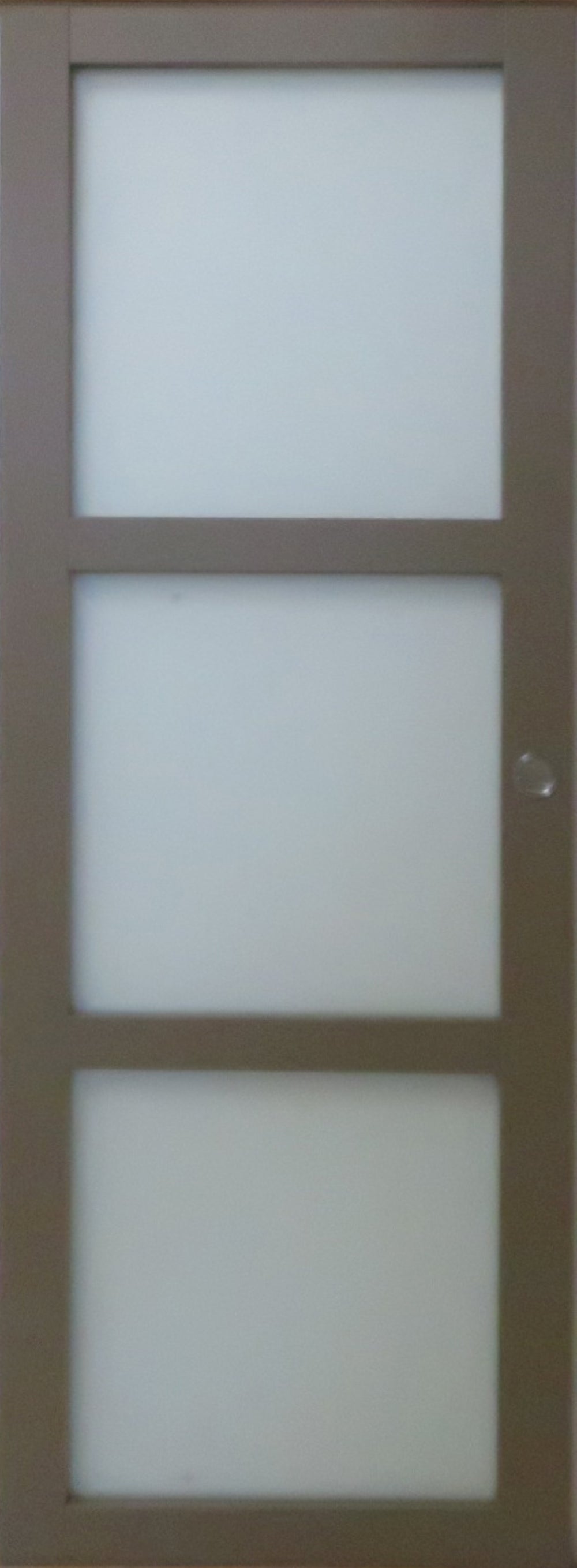 Porta scorrevole in vetro 204x73 con binario