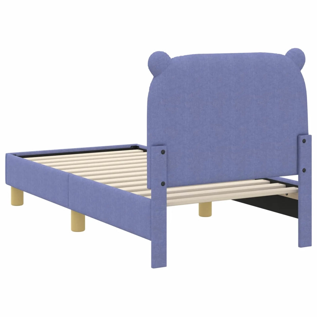Letto singolo | Letto per adulti | Struttura letto per bambini con testata Blu jeans 70 x 140 cm