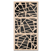 DIAGONAL - Quadro arredo LASERCUT composito Legno e PVC Misura: 50x100 cm