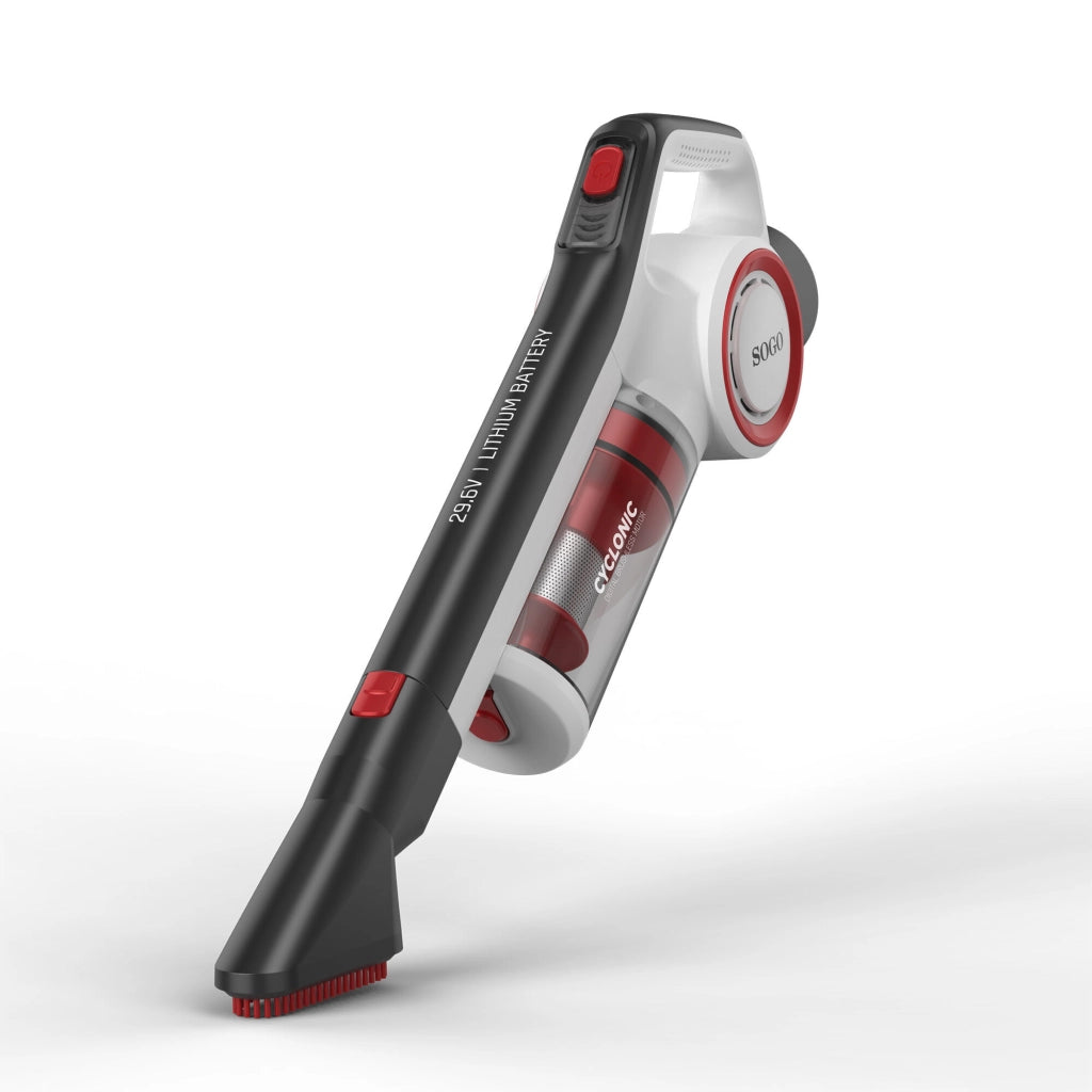 SOGO Aspirapolvere Scopa Elettrica Senza Fili, Con Funzione Lavapavimenti, Batteria Litio 29.6V, Aspirazione 21 kPa, Casa