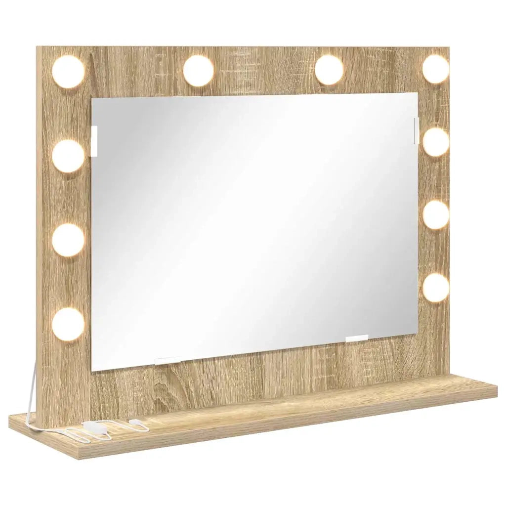 Specchio da Vanit¨¤-Specchio da Trucco Rovere Sonoma 60 x 45 x 18 cm