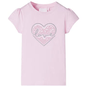 Maglietta da Bambina Rosa Chiaro 104cod mxl 109292