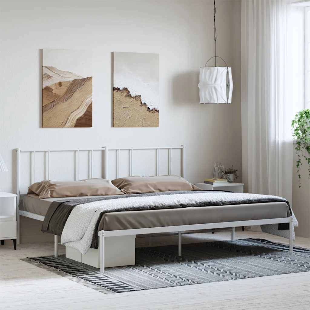 Giroletto con Testiera Metallo Bianco 183x213 cmcod mxl 105426