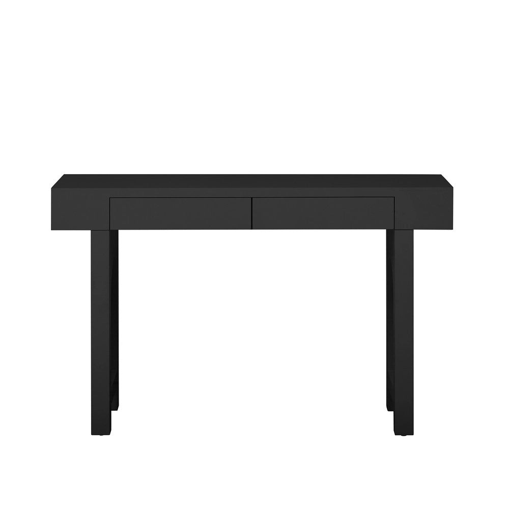 Consolle Ingresso con Cassetti e Presa Corrente ¨C MINIMAL ¨C Nero, Slim