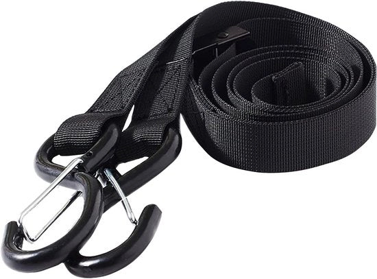 Cinturoni di sicurezza con manubrio e H-hook per il trasporto sicuro di motocicli e biciclette