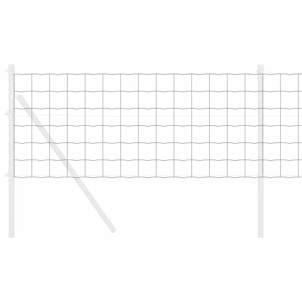 Recinzione Euro Grigio 0,4 x 50 m Ferro rivestito in PVC 42004586