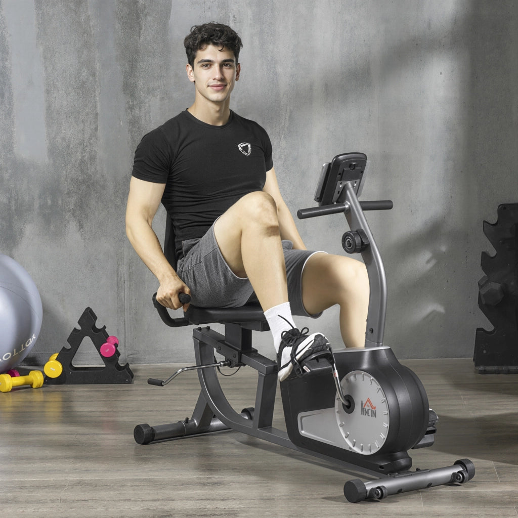 Ciclismo Indoor Trainer ¨C zephmum ¨C Grigio Nero Acciaio 122x62x103cm