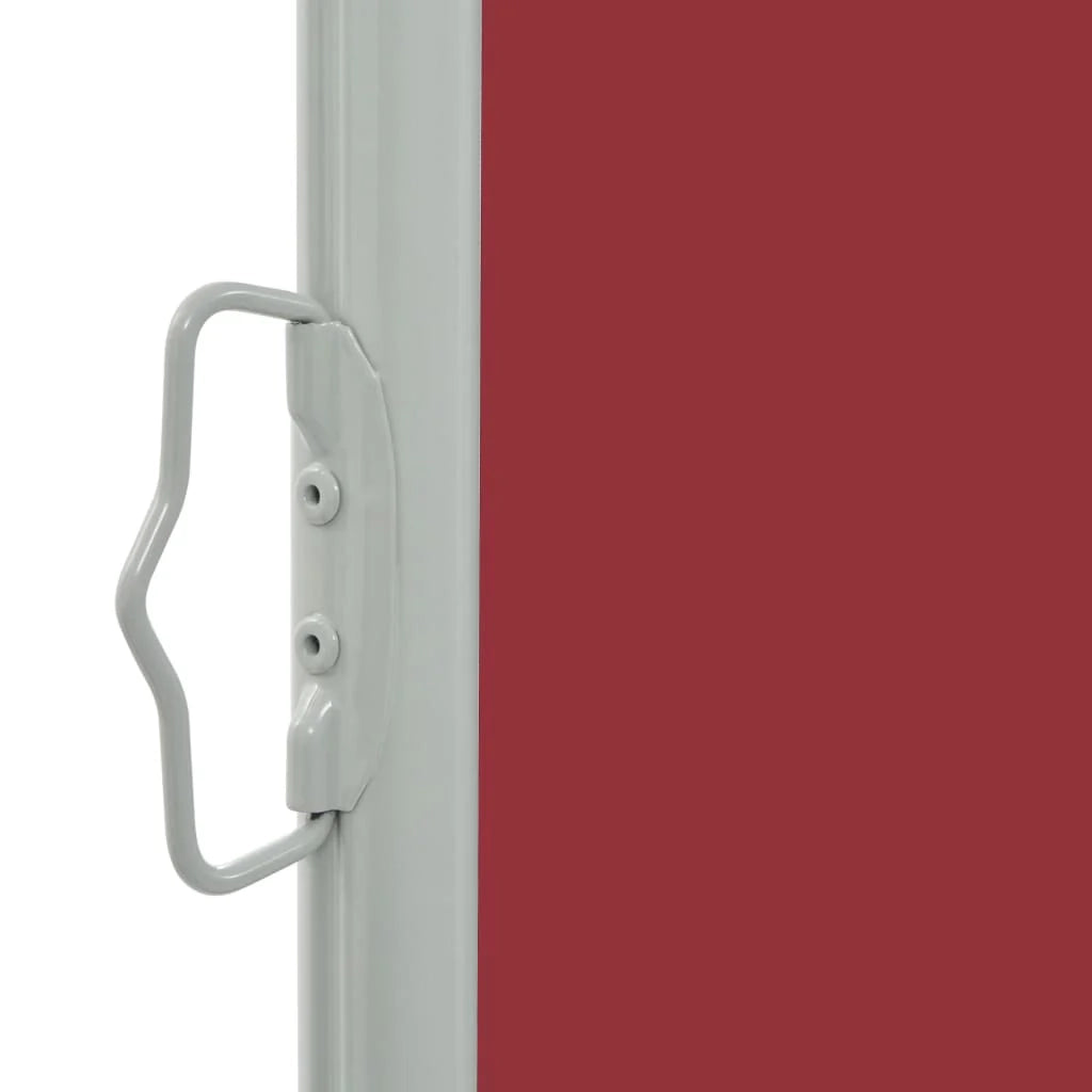 Tenda da sole laterale retrattile/schermo privacy per patio giardino terrazza balcone 60 x 300 cm rosso 02_0007393