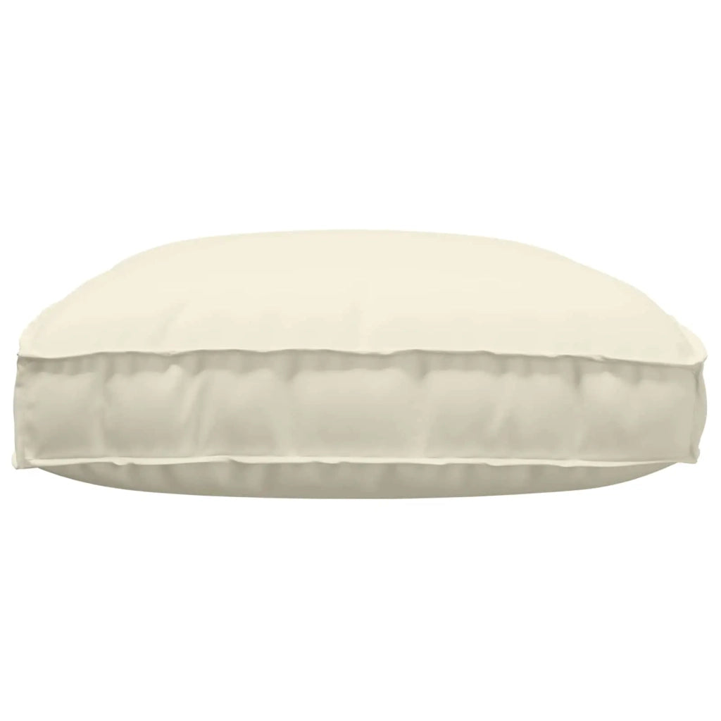 Cuscino Crema 120 x 80 x 12 cm Tessuto Oxford 42001570