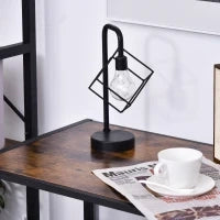Credenza in Stile Industriale, Comò Vintage in Legno e Metallo per Soggiorno o Camera con 1 Cassetto 73x45.5x76cm