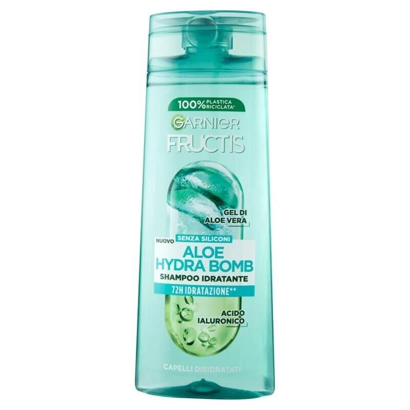 GARNIER FRUCTIS SHAMPOO 250 ML ALOE 72 ORE DI IDRATAZIONE HYDRA BOMB PER CAPELLI DISIDRATATI
