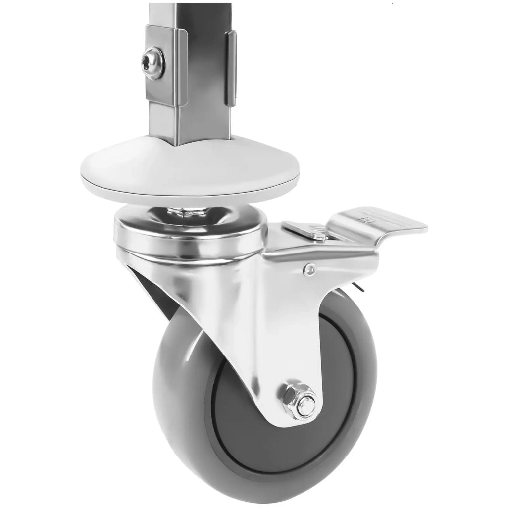 Carrello portavassoi da cucina professionale con 16 ripiani acciaio inox argento 14_0008638