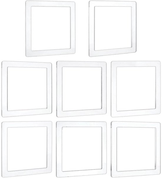 Set di Roller in Acrilico 8 pezzi - Guida Profonda - Utensile Manuale - Ideale per Ceramica - Diametro 1mm/1.5mm/2mm - Roller per Impasto