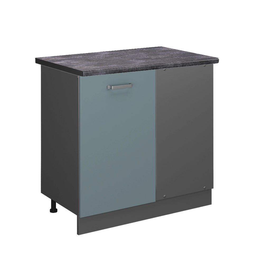 Vicco Mobile ad angolo cucina Grigio-blu 86 cm , PL Antracite
