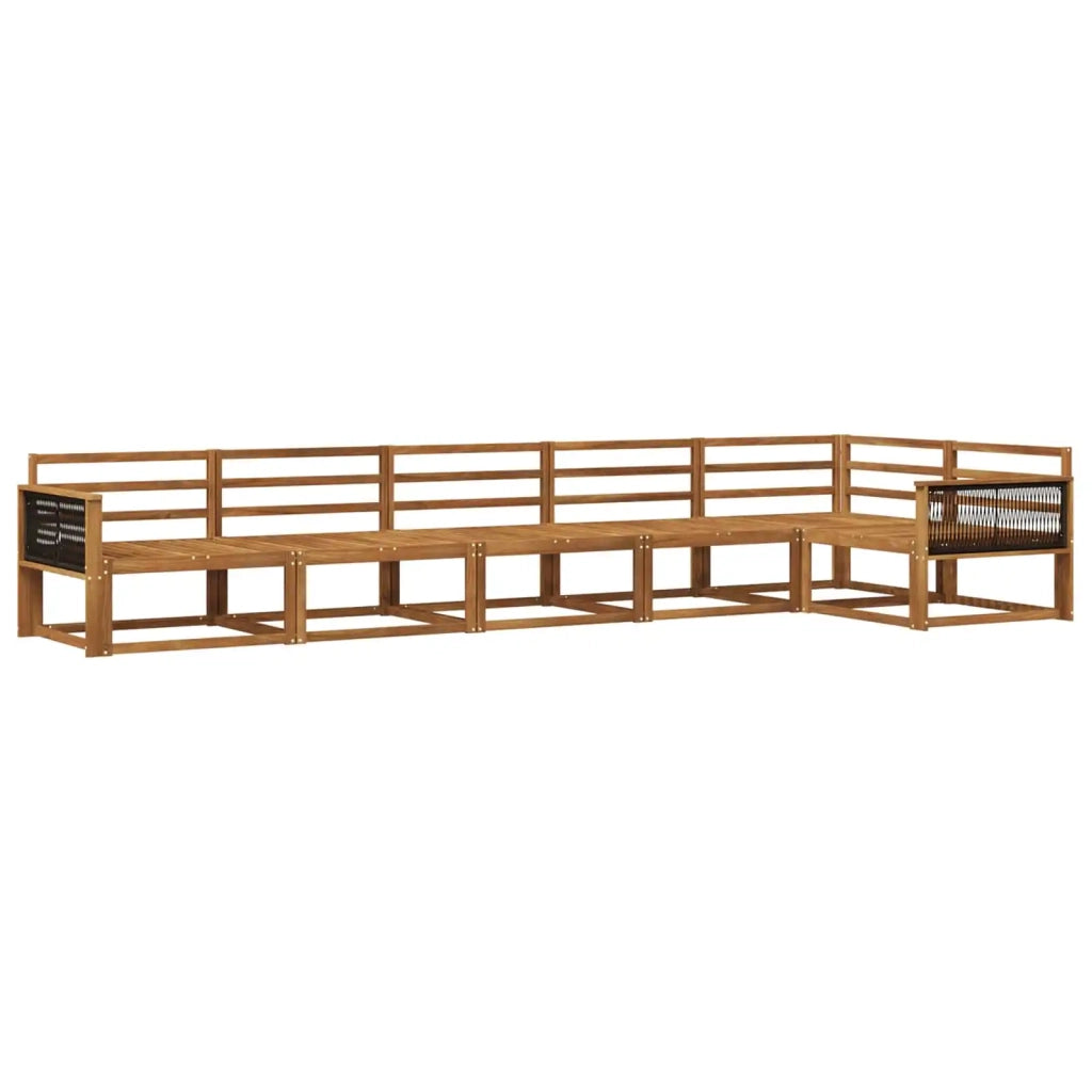 Set di divani da esterno 6 pcs Naturale 3382602