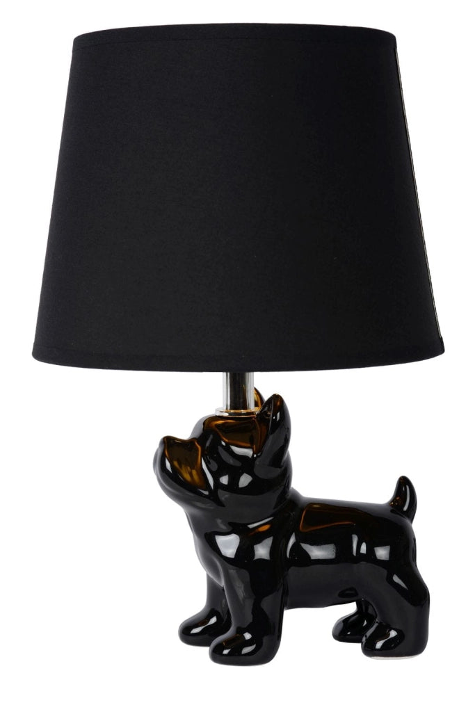 Lampada da tavolo Lucide Sir Winston nera E14 40W IP20